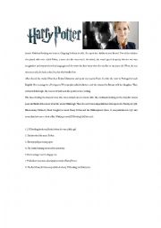 English Worksheet: J.K.Rowling