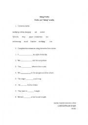 Using Verbs