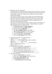 English Worksheet: Past Simple 