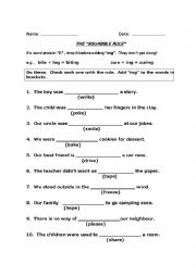 English Worksheet: Drop 