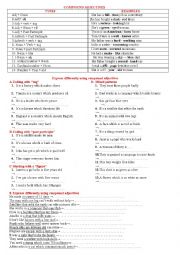 English Worksheet: compound adjectives