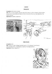 English Worksheet: Painters