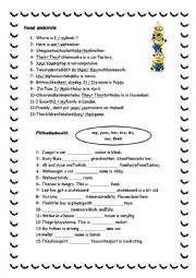 English Worksheet: possessive adjectives