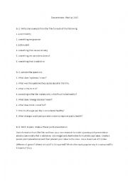 Fed up documentry movie worksheet