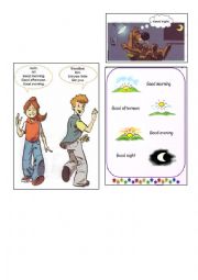 English Worksheet: GREETINGS FOR CHILDREN