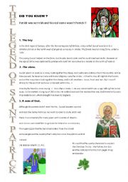 English Worksheet: Legend of St Patrick