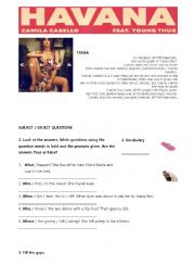 English Worksheet: Havana - Camila Cabello