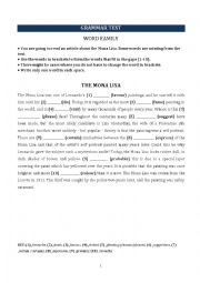 English Worksheet: Word Family Exercise