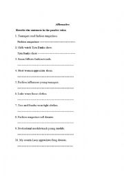 English Worksheet: Present Passive