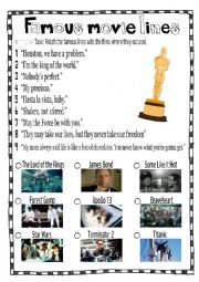 Famous movie lines