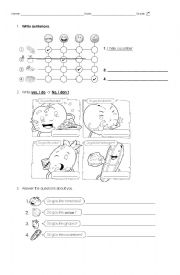 English Worksheet: Food and drinks