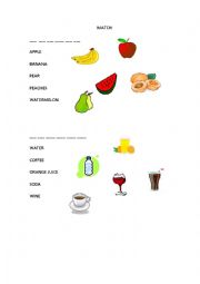 FOOD VOCABULARY