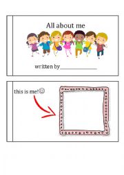 English Worksheet: All About me (Part 1)