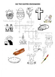 EASTER SYMBOLS CROSSWORD