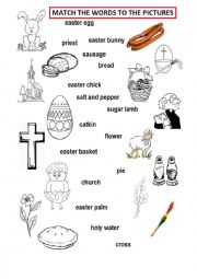 EASTER SYMBOLS MATCH