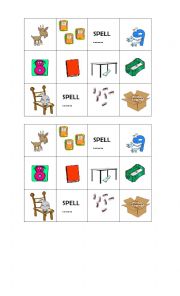 English Worksheet: bingo