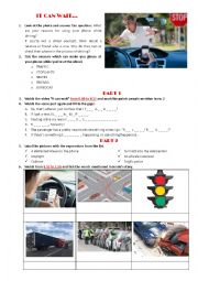 English Worksheet: Shocking video. It could save your life.
