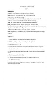 English Worksheet: dialogues