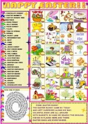 English Worksheet: happy Easter!