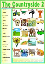 English Worksheet: The countryside 2 (Pictionary)