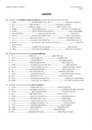 English Worksheet: Conditionals