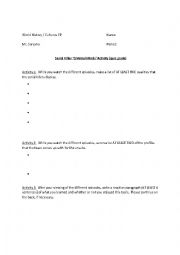 English Worksheet: Criminal Minds Viewing Activity