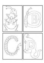 English Worksheet: Alphabet Flashcards