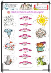 English Worksheet: weather