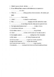 English Worksheet: gerund vs infinitive 