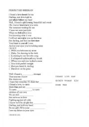 English Worksheet: Song Perfect by Ed Sheeran