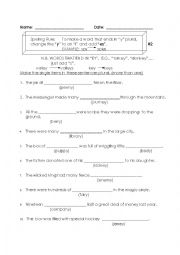 English Worksheet: 