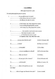 English Worksheet: consolidation wh words