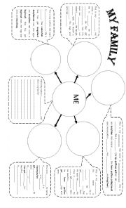 English Worksheet: DESCRIBING MY FAMILY