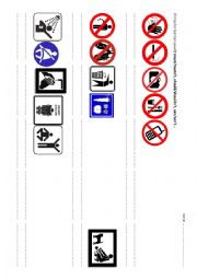 Modal verbs - SIGNS - Write sentences