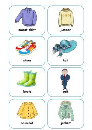 Clothes Flashcards (part 2)