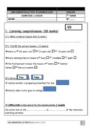 SEMESTER 2 TEST N 1