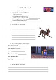 English Worksheet: Dantes lunch