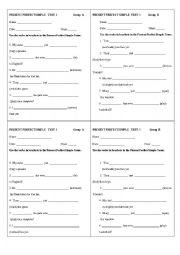 English Worksheet: The Present Perfect Simple Tense