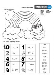 English Worksheet: Revision for 2nd grade