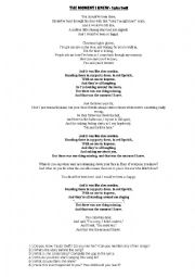 English Worksheet: The Moment I Knew
