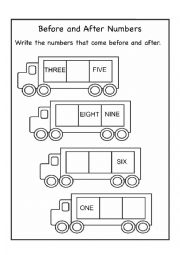 English Worksheet: Numbers 1-10