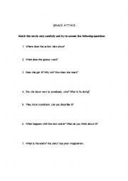 English Worksheet: Snack Attack 