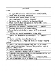 English Worksheet: 