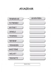 Anagram the numbers - Part 2