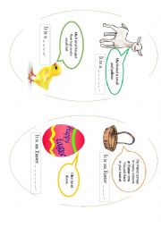 English Worksheet: An Easter Egg Hunt