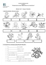 English Worksheet: Sickness