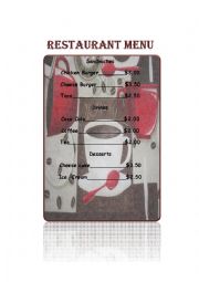 Restaurant Menu