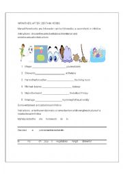 English Worksheet: infinitives after certain verbs