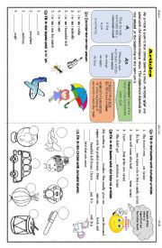 English Worksheet: articles