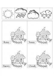 English Worksheet: Weather